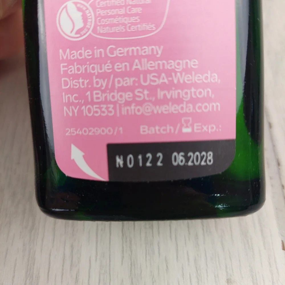 Weleda Stretch Mark Massage Oil Pregnancy 3.4oz Pink Natural Body Oil Vitamin E